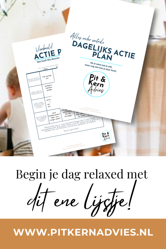 Begin je dag relaxed met dit ene lijstje!