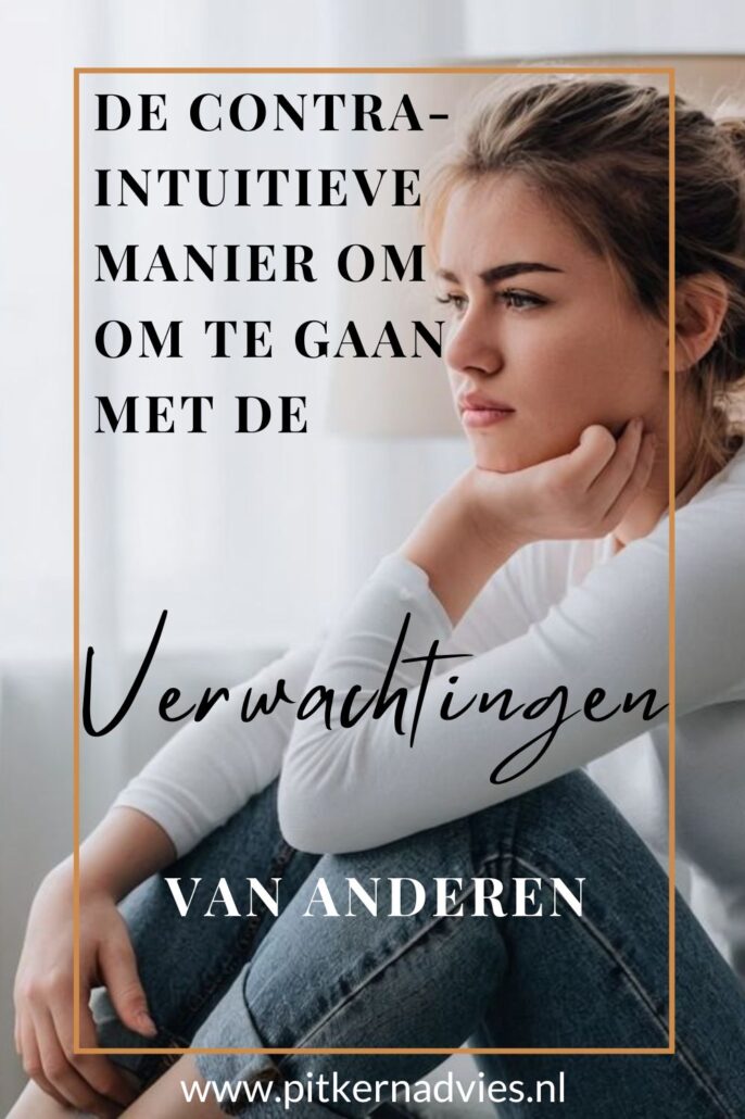 De contra-intuïtive manier om om te gaan met de verwachtingen van anderen.